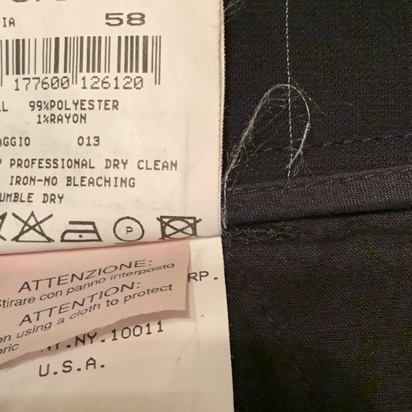 Like new Giorgio Armani Flat Front Striped Pants - Picture 3 of 7